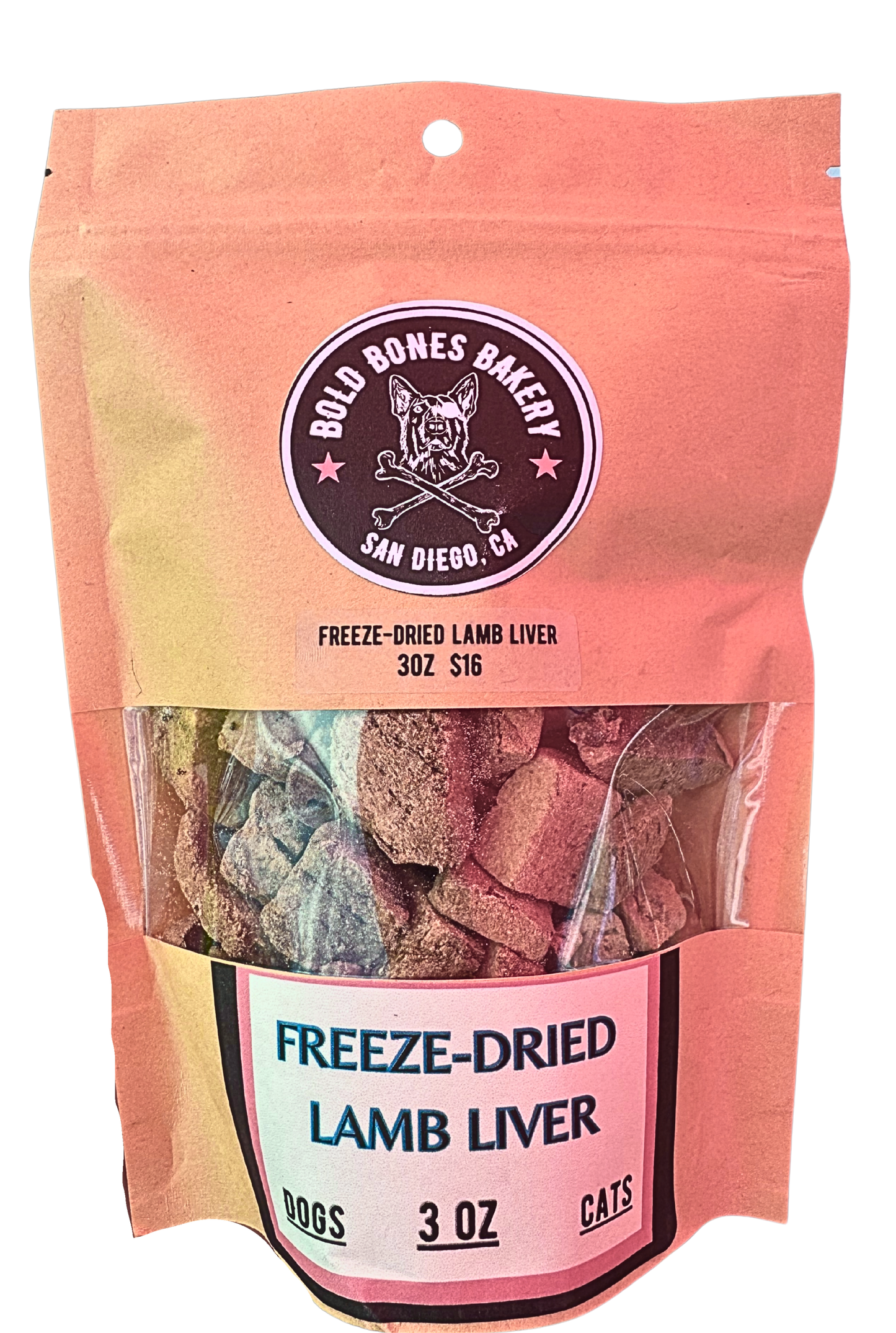 Freeze-dried Lamb Liver for Dogs and Cats