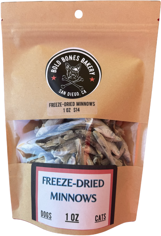 Freeze-dried Minnows for Dogs and Cats